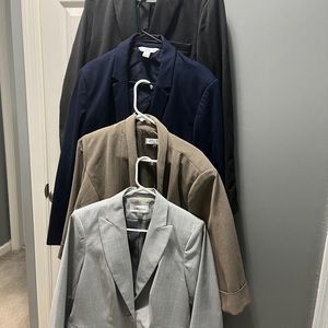 Lot of 4 name brand women’s blazers.
